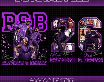 Usher Chris Brown R&B Tour 2026 PNG Design (Digital Download)