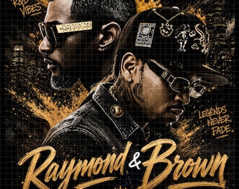 Usher Chris Brown R&B Tour 2026 PNG Design (Digital Download)