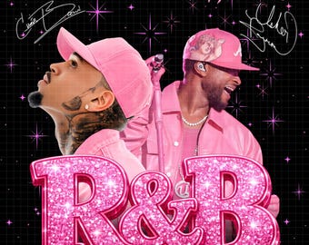 Usher Chris Brown R&B Tour 2026 PNG Design (Digital Download)
