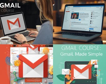 Kurs Gmaila dla początkujących | Przewodnik po organizacji poczty e-mail (zeszyt ćwiczeń w formacie PDF)