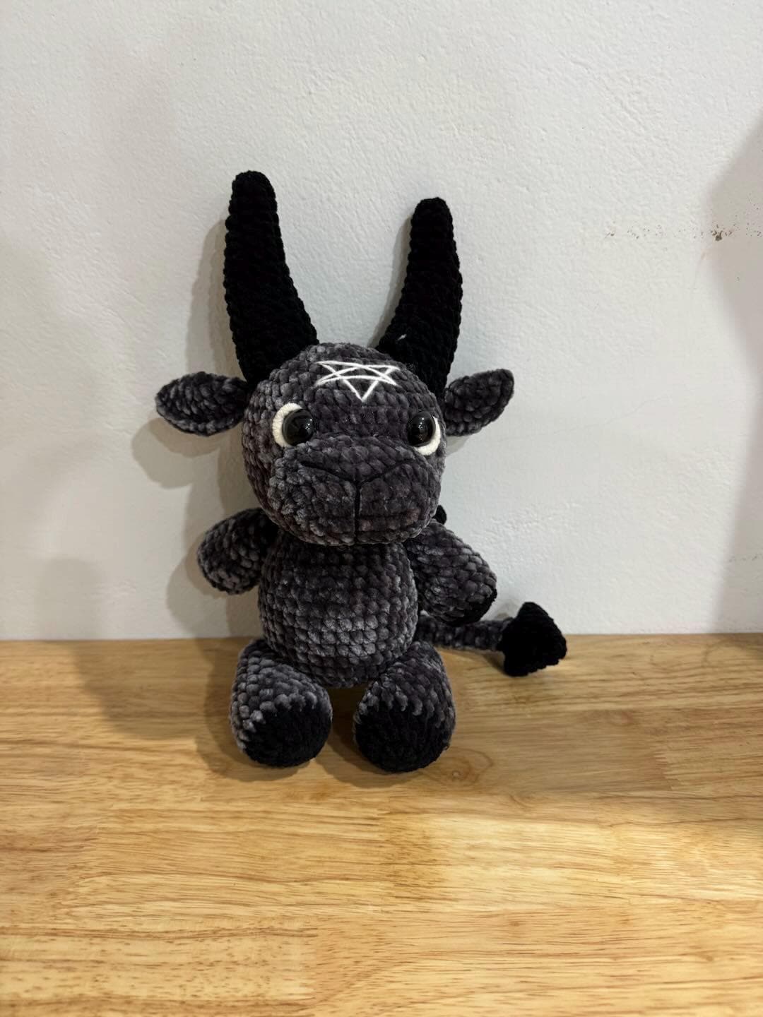 30 Baphomet Crochet Patterns for Cute, Creepy Amigurumi Fans 29 Goth Devil Baphomet Plush Pattern