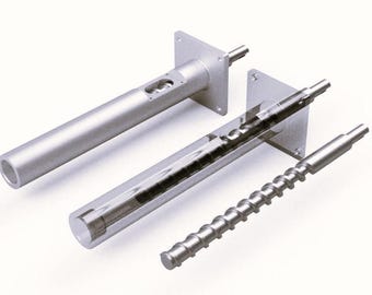 DIY Filament Extruder Screw & Housing DXF Step Files (Digital Download)