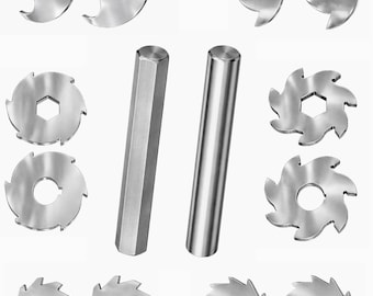 Industry Rotation Shredder Blades DXF – Custom Cutter Designs, Recycling (Digital Download)