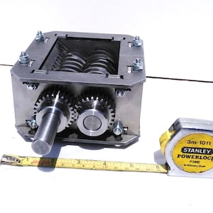 Microlight Twin Shaft Shredder DXF File Design: DIY Recycling (Digital Download)