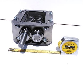 Microlight Twin Shaft Shredder DXF File Design: DIY Recycling (Digital Download)