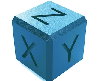 3D printer calibration cubes – 10mm  - 20mm. STL for instant use. (Digital Download)