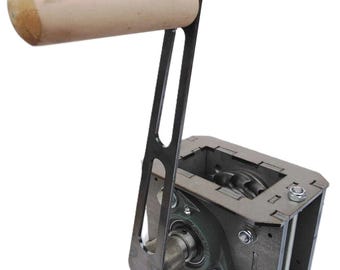 7-Blade Single Shaft Shredder Machine 5mm Blades for Recycling: DXF - Step (Digital Download)