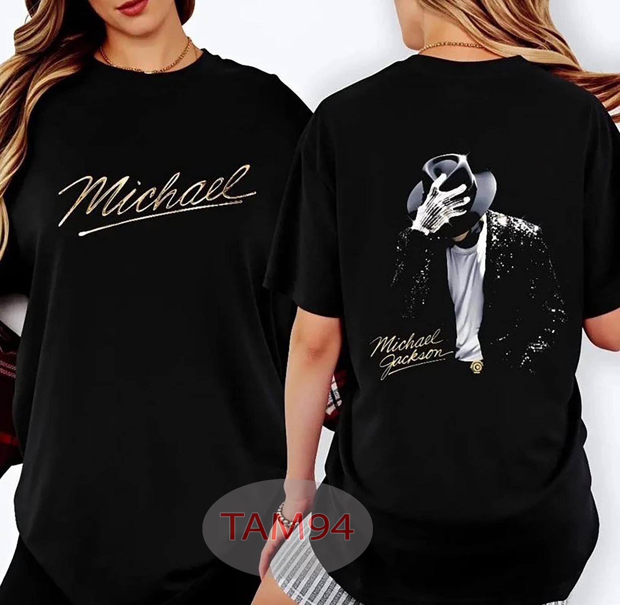 Discover 90s Vintage Michael Jackson 2 Sided Shirt, King of Pop Graphic Tee, Retro Pop Dance Unisex T-Shirt