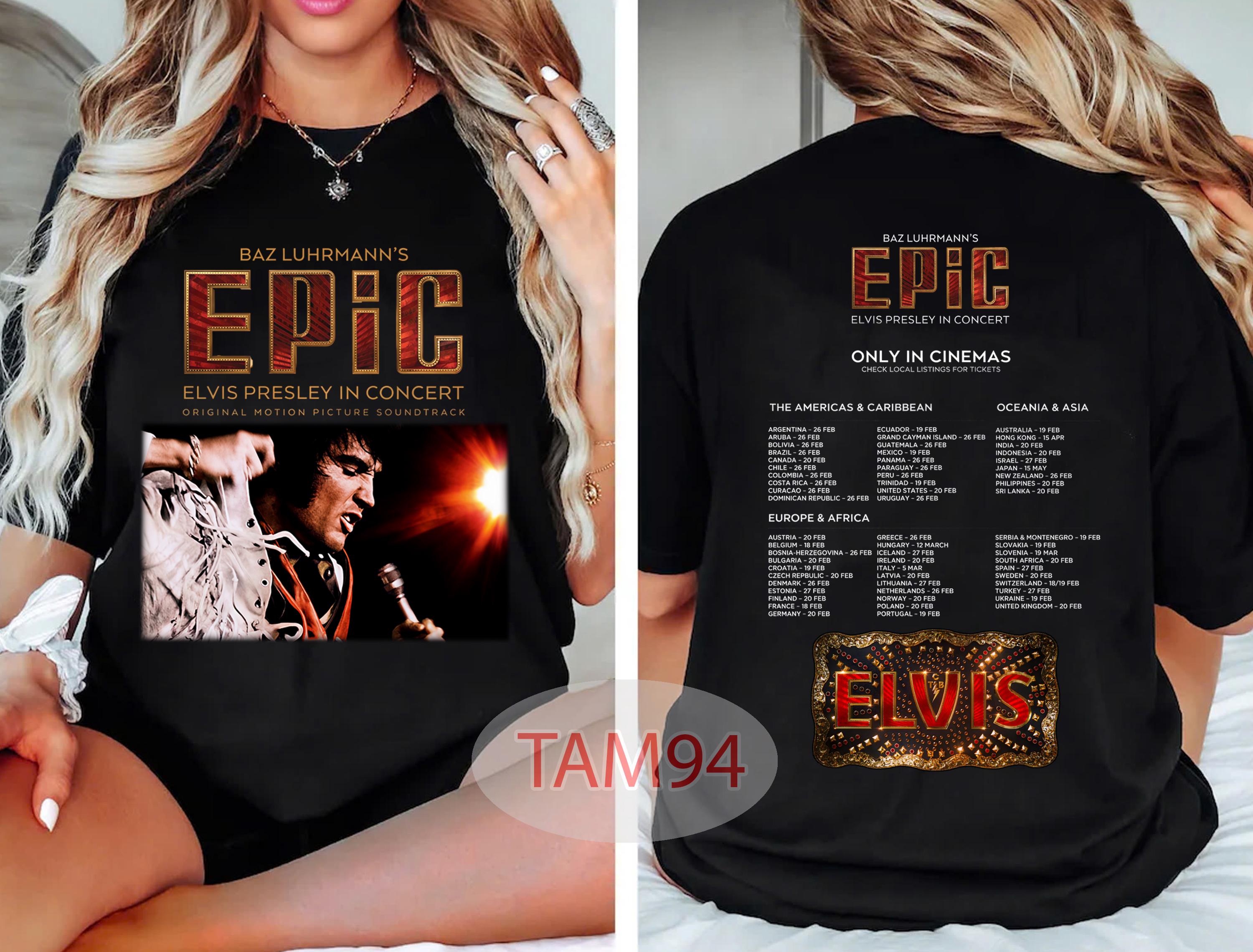 Discover EPiC Elvis Presley in Concert 2026 2 Sided Shirt