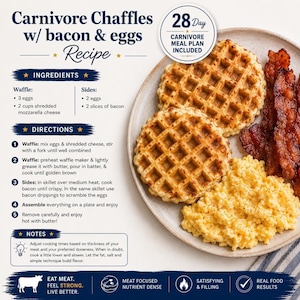Animal Based Eating Plan Carnivore Diet Program Digital Download 28 Day Meal Prep Guide Complete Grocery Shopping List Printable Recipe Planner Bundle Daily Food Tracking System Organized Meal Schedule Instant Access Nutrition Program