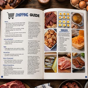 Carnivore Diet Plan Meal Prep Grocery Shopping List Printable Recipe Planner Weight Loss Guide Download Nutrition Program Keto Eating image 6