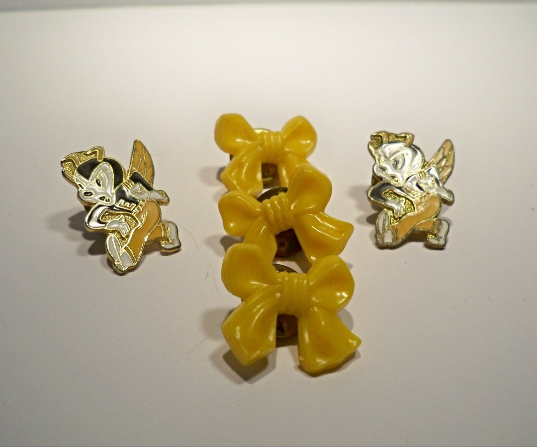 Vintage Bees and Bows Vintage Pins Etsy