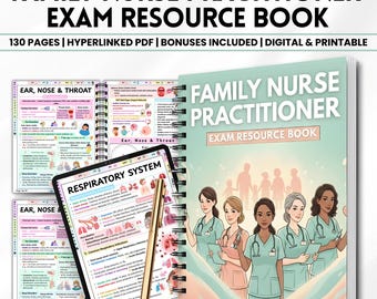 Studiegids gezinsverpleegkundige | FNP-recensiewerkboek (meer dan 130 pagina's) | Pdf voorbereidingsexamen verpleegkunde | Directe digitale download