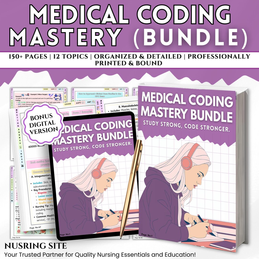 Medical Coding Study Guide for Nursing Students | ICD 10 CM & CPT ...
