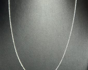 Collar de cadena fina de plata esterlina hecho a mano - Joyería de México