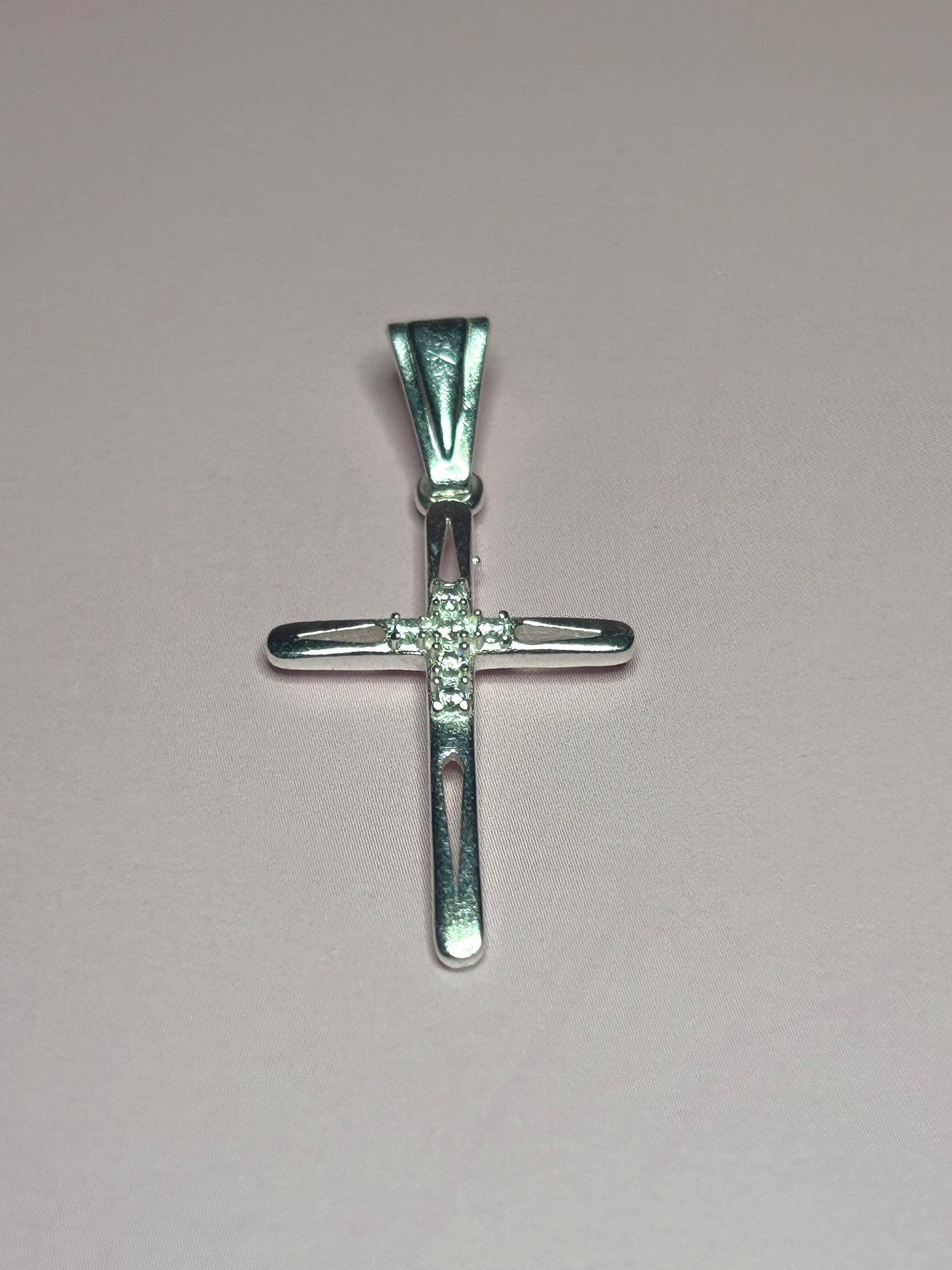 925 Sterling Silver Cross Pendant – Religious Jewelry From Mexico - Etsy