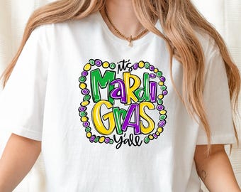It's Mardi Gras Y'all - Mardi Gras Shirt - Adult Mardi Gras Shirt - New Orleans Tee - Womens Graphic Tee - NOLA Shirt - Fat Tuesday Shirt