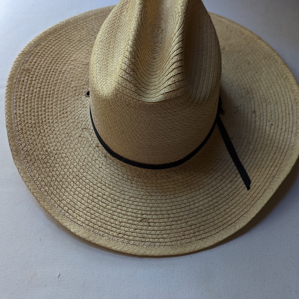 Vntage Men's Western HAT, EDDY Bros straw cowboy,, Never Worn,costume or everyday man's size L