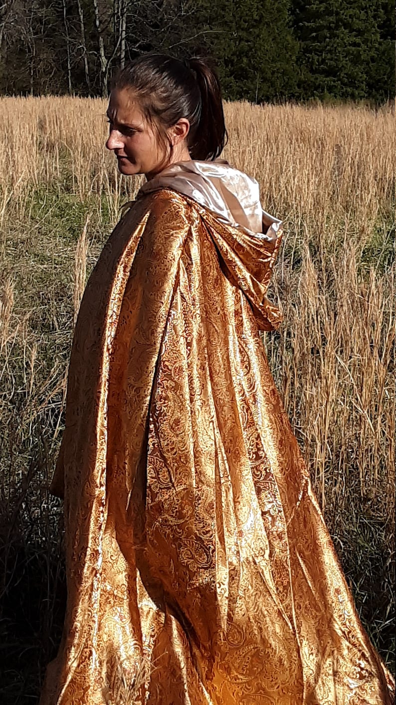 wedding cape with hood