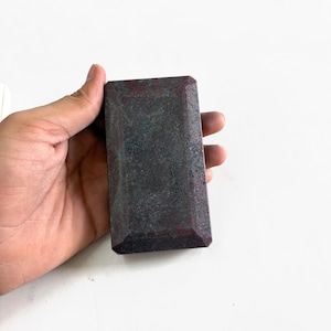 Natural Ruby Large Gemstone, Faceted Rectangle Display Stone(2169 Carat)