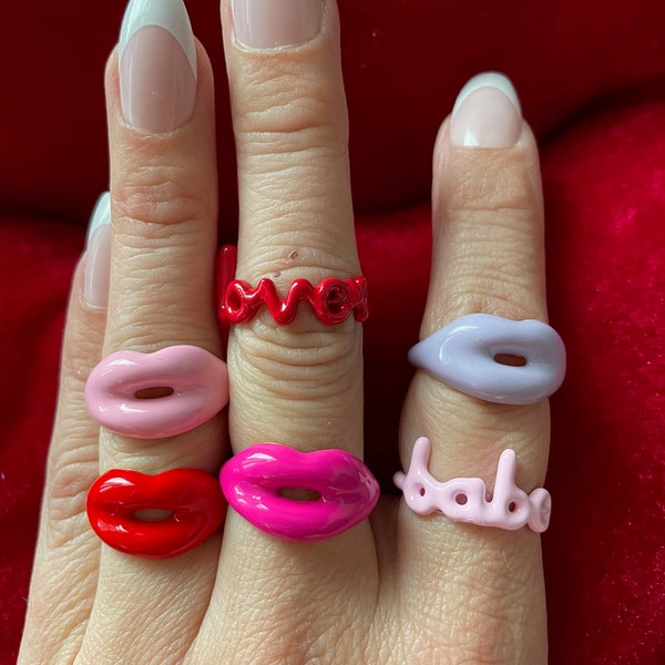 Lip Rings and script rings