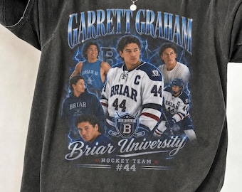 Chemise Graham 44 Briar University, col rond extra-campus, chemise Hockey Romance, sweat-shirt Briar U, hockey universitaire