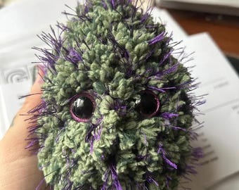 Crochet Nug Plush, Funny Desk Decor, Handmade