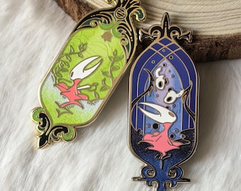Pin de esmalte de Hollow Knight Silksong Hornet, regalo coleccionable