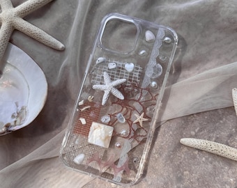 starfish phone cases with real fresh water pearls