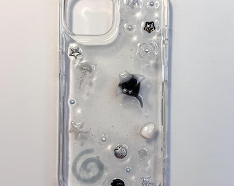 handmade manta rays phone case