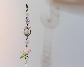 Lotus flower phone charms