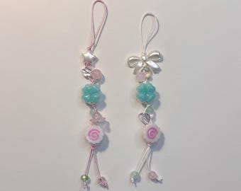 handmade clover leaf phone charms