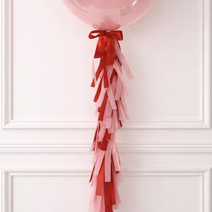 Nappa per palloncini – Coda di nappa in carta velina di lusso per palloncini ad elio