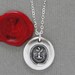 see more listings in the Silver Wax Seal Necklace section