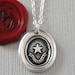 see more listings in the Silver Wax Seal Necklace section