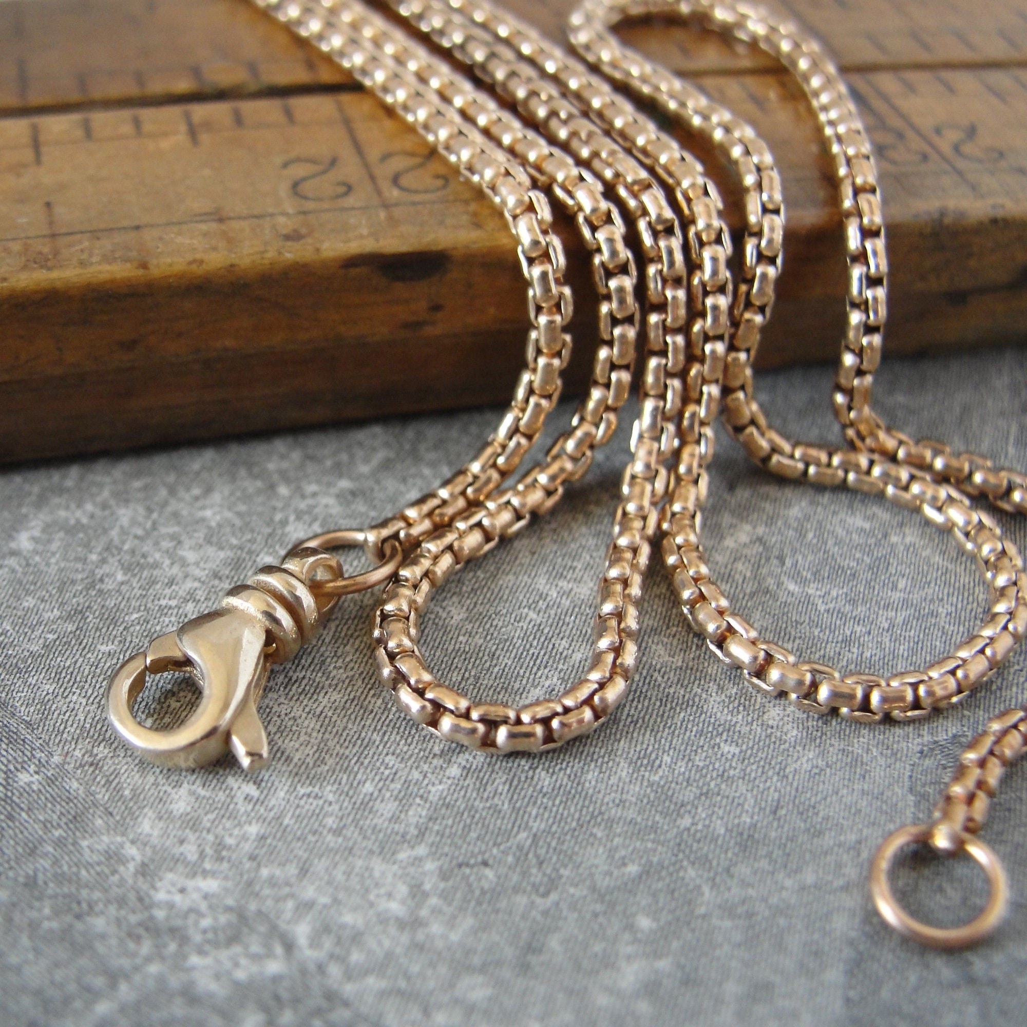 アクセサリー 80s bronze chain necklace/wallet chain s-l400.jpg
