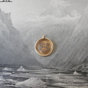 Heaven Helps Wax Seal Charm French proverb antique wax seal jewelry pendant motivational motto quote image 4