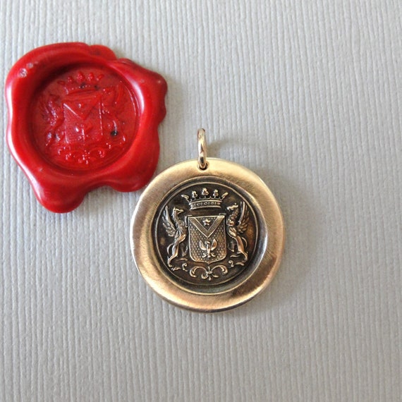 Wax stamp jewelry clearance