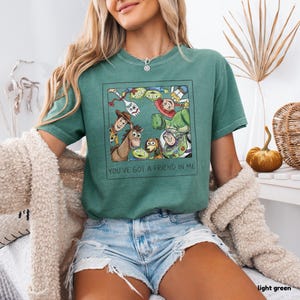 Retro Pixar Toy Story You've Got a Friend in Me Photo Shirt, Toy Story Land, Woody Buzz Jessie, Bullseye, Disney Vacation 2026 Matching Tee image 5