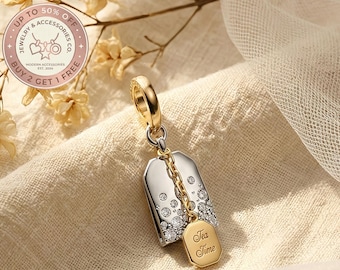 Bridgerton Tea Bag Dangle Charm,Charms for bracelet,Silver Charm, Necklace Pendant, Gift for Her, Travel Pendant, Mother's Day gift