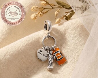 Authentic Pandora New York Statue of Liberty Charm New York Statue