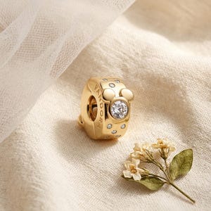 Disney Musse & Mimmi Pigg Klämma Berlock, Halsband Hänge, Present till henne, Resehänge, Mors dag-present bild 2