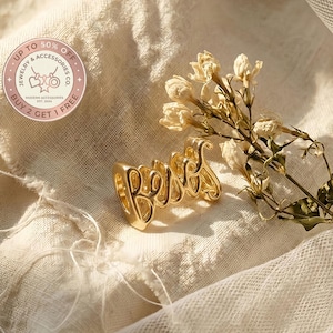 Besos Script Charm, Berlocker för armband, Silverberlock, Halsbandshänge, Present till henne, Resehänge, Mors dag