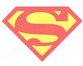 Superman digital cut files for cameo and silhouette machines, jpeg, eps, svg, png files included INSTANT DIGITAL DOWNLOAD