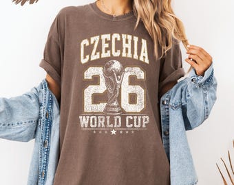 Czechia Soccer Shirt 2026 Czech Republic Football Fan Tee Vintage Czechia Sports Shirt Retro Czech Pride Game Day Outfit