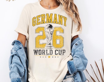 Germany Soccer Shirt 2026 Germany Football Fan Shirt Vintage Germany Sports Tee Retro German Soccer Fan Gift Game Day Shirt