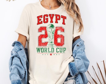 Egypt Soccer Shirt Egyptian Football Fan Tee Vintage Egypt Shirt World Cup 2026 Retro Soccer Fan Game Day Outfit