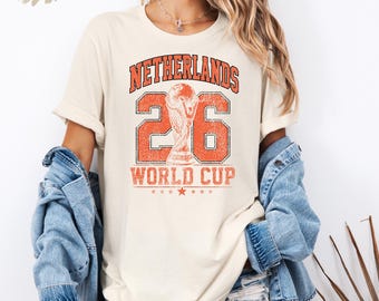 Netherlands Soccer Shirt 2026 Netherlands Football Fan Shirt Vintage Dutch Pride Shirt Retro Holland Sports Tee Game Day Outfit