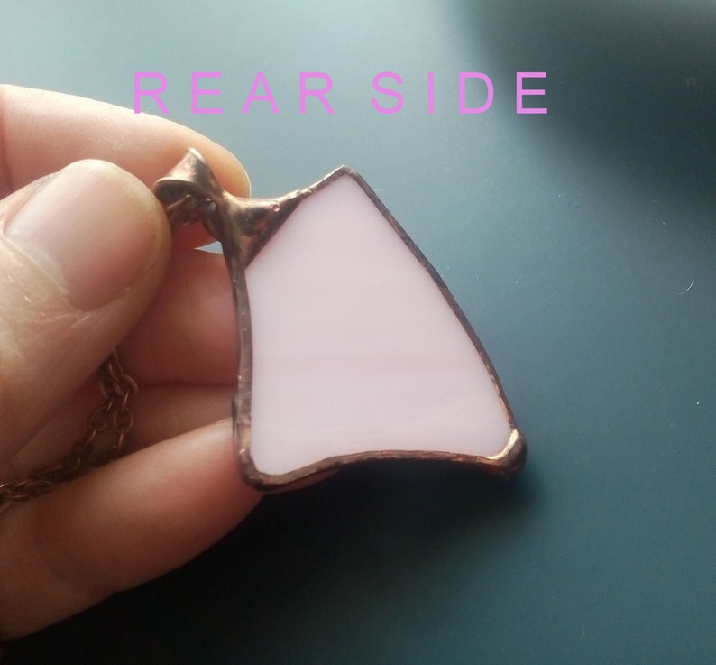 Stained glass necklace contemporary jewelry gift for women Etsy