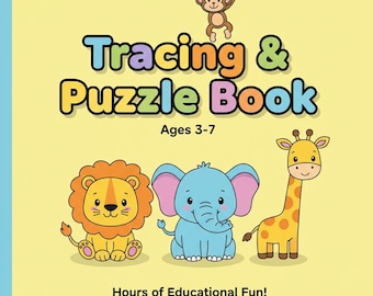 Tracing and Puzzle Book
